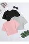 Women's 3-Pack Basic Crop T-Shirt - 2