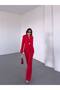 Women's New Season Gold Button Detailed Blazer Jacket and Trousers Set - 2