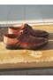 Men's Winter Shoes Genuine Inner Outer Leather Rubber and Anti-Slip Sole Bonded Tan Color - 8