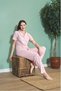 Anti-Pilling Anti-Wrinkle Fabric Summer Short Sleeve Women's Shirt Pajama Set