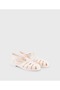 Biarritz S10259 Women's Cream Buckle Sandals - 2