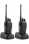 (Pack of 4) Analog 5W UHF Decoding Interphone 16-Channel Handheld Two-Way Walkie Talkie Radio - 2