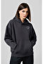 Surplus + Utility Hooded Sweatshirt Black Women's Hooded Sweatshirt-117491-Es503