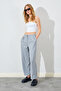 Kermersiz Double Pleated Polyviscon Trousers - Gray |   Ek100661687 - 7