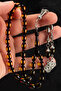 Men's 7X11Mm Turquoise Vernier Scented Powder Amber Prayer Beads - 2