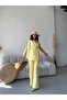 Tie-Detail Double Belted Blazer Vest Trousers Set - 5