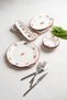 Porcelain Rustic Grace Breakfast & Treat Set for 6 14-Piece - 5