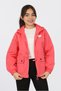 Girl's Hooded Pocket Lined Seasonal Raincoat - 4