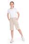 Girl's Summer Combed Cotton Sports Capri with Pockets - 4