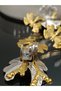 Set of 6 Butterfly Accessory Glass and Porcelain Holder Compatible with All Serving Presentation Plates - 2