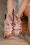 Women's Shiny Powder Jelly Sandals Byndjlly01 - 4