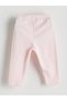 Beige Floral Appliqué Baby Girl Blouse and Leggings 2-Piece Set - 7