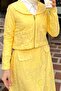 Collared Brode Suit Yellow 3016 - 3