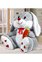 100 cm Giant Size Cute Plush Rabbit Holding Carrots in Hand - 4