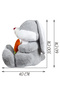 100 cm Giant Size Cute Plush Rabbit Holding Carrots in Hand - 7