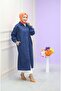 9058 - Long, Comfortable and Stylish Women's Dress with Snap Buttons - 3