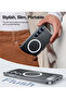 Strong Magnetic & Seamless Stand for Samsung Galaxy S25 Case, MagSafe, Slim Frosted Matte, Clear - 7