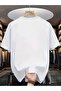Minimalist Moon and Child Design Artistic T-Shirt - 2