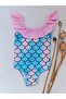 Girl's Swimsuit Digital Printed Sea Pool Swimsuit
