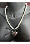 Necklace with Pearl and Heart - 2
