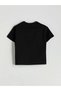 Lcw Kids Black Crew Neck Girls T-Shirt - 3