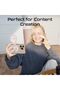 Ultra-Slim LED Selfie Light with MagSafe Compatibility, 3 Light Modes, Adjustable Brightness - 9