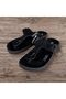 Unisex Black Light Sole Buckle Beach Sea Daily Flip Flops - 3