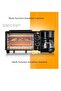 3 in 1 Breakfast Maker 1500W with 9L Oven – Coffee Maker, Toaster Oven & Griddle Combo - 3