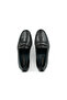 Genuine Crocodile Patterned Leather Rubber Injection Leather Sole Black Men's Shoes - K4602 - 5
