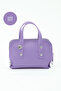 Lilac Shk224 Faux Leather Mini Size Zippered Single Compartment Chain Hand. Arm and Shoulder Bag - 3