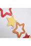 Big Stars Red Copper and Gold Birthday Ornament Banner - 3