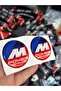 ملصق انخفاض الدراجة النارية لسيارات BMW MPOWER عاكس ملصق شبل CG CROSS تعديل الملحقات - 3