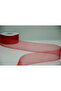 Red Organza Ribbon Roll 3 cm (30 mm) X 25 Yards – Decorative Gift Wrapping and Decoration Ribbon - 2
