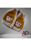 Teddy Bear Baby Vest>Alize>Wool>Baby Gift>Baby Vest>Hand Knitted>Handmade - 3