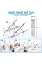 SKY-TOUCH Laptop Stand for Desk, Adjustable ABS+Silicone Foldable Portable Laptop Holder, Ventilated - 4