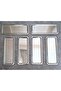 Luxury 6-Piece Silver Stainless Steel Baton Tea, Coffee Decorative Serving Tray - 4