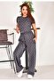 Diamond Patterned Stone Comfortable Double Set