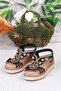 Mystery Anatomical Comfortable Sole Stone Beaded Elastic Women's Sandals - 4