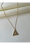 Steel Vintage Tulip Detailed Women's Necklace - 4