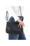 Genuine Leather Black Women's Shoulder Bag - 8