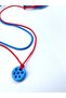 Minimal 7 Eyes Syriac Evil Eye Beaded Summer Rope Necklace Set (2 Pieces)