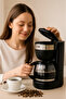JANO Mini Coffee Maker Black 600W E03416 - 2
