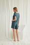 Short Sleeve Lace V-Neck Shorts Set - 5