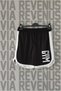 Gym Printed Sports Training Shorts with Piping Detail
