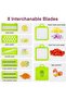 Vegetable Chopper: Multifunctional All-in-One Food Slicer Dicer Cutter with Draining Baske - 3