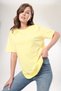 Super Quality Women's 100% Cotton Crew Neck Oversize Boyfriend T-Shirt - 3