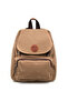 Design 04 Canvas - Leather Women's Camel Backpack