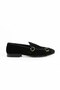Men's Black Suede Double Buckle Casual Shoes - 4