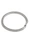 316L Steel Tarnish Free Silver Figaro and Herringbone Men's Bracelet (2 Pcs) - 3