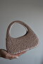 Gold Skin Stone Detailed Mini Evening Dress Bag - 7